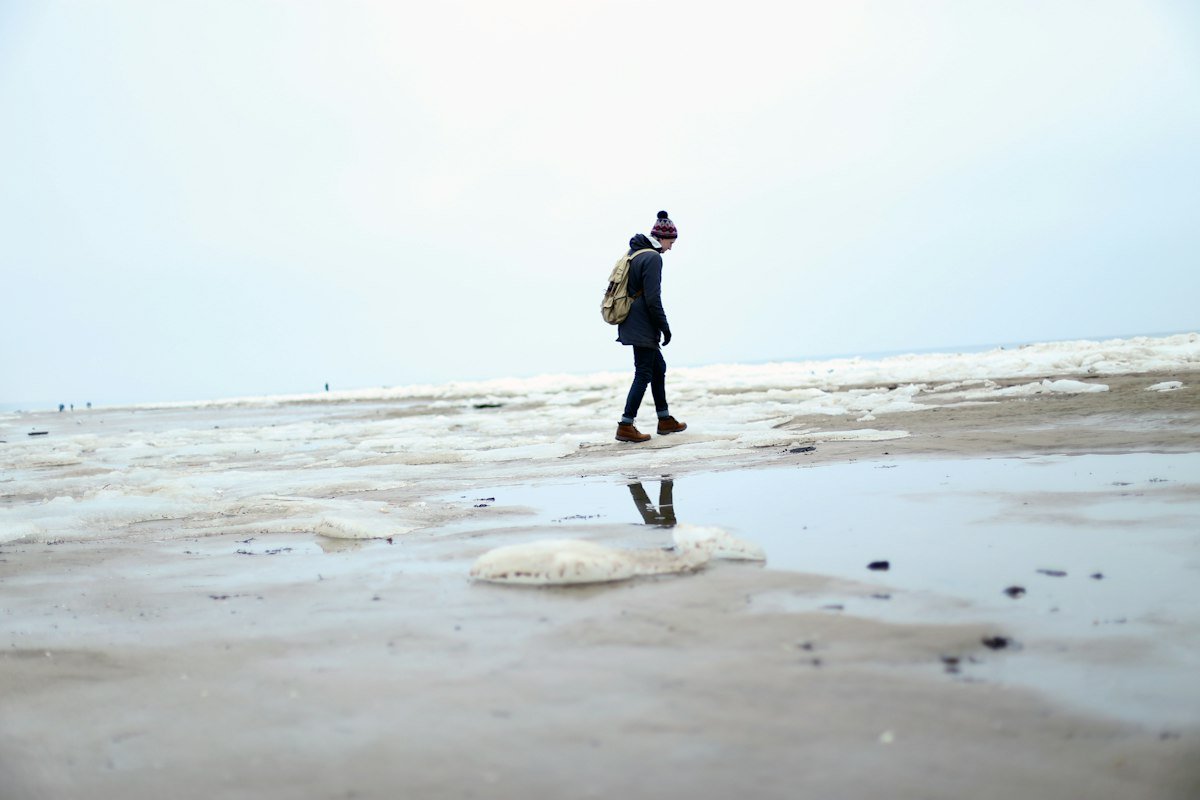 Latvia Golden Visa Calm Baltic Sea beach on the Latvian coast